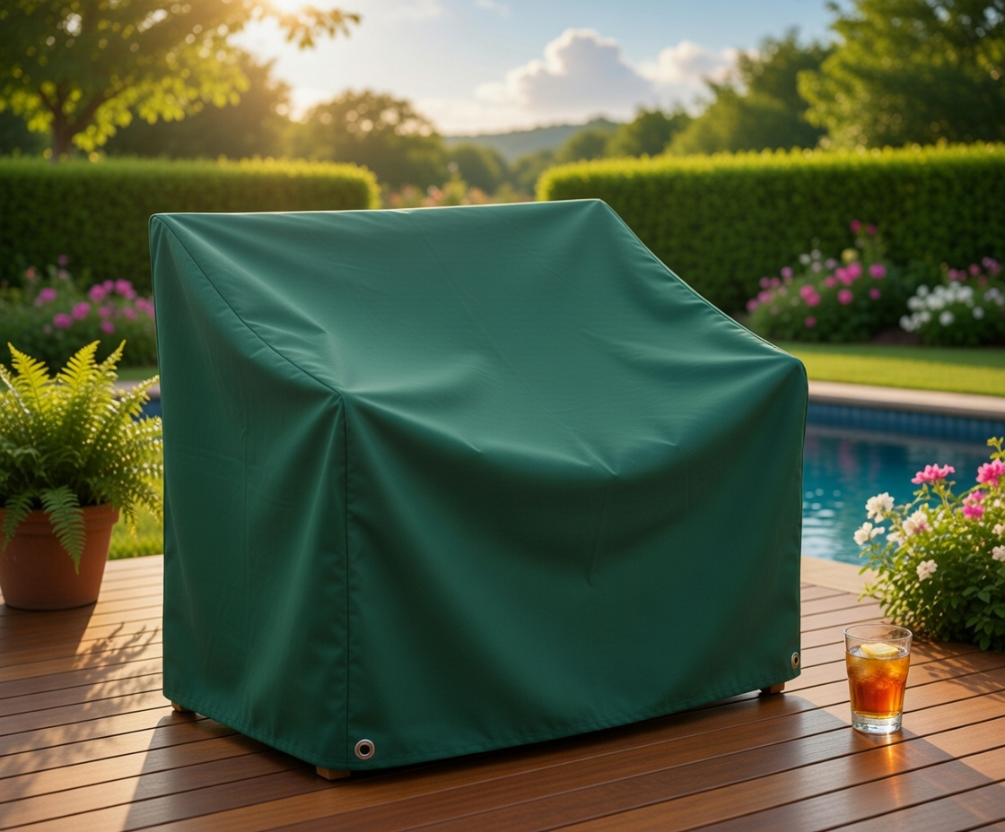 Schutzhauben, Abdeckhauben für Gartenbänke