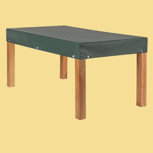 Teak Safe Tischhaube rechteckig bis 220 cm Länge mit 15 cm Abhang in vier Farben