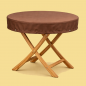 Preview: Teak Safe Tischhaube rund bis 180 cm Ø mit 15 cm Abhang in vier Farben