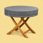 Preview: Teak Safe Tischhaube rund bis 130 cm Ø mit 15 cm Abhang