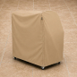 Preview: Teak Safe Strandkorbhaube mit 2 Reißverschlüssen ab 125 x 90 x 160/139 cm in 4 Farben