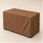 Preview: Teak Safe bodenlang 160 x 100 cm BRAUN