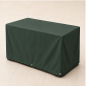 Preview: Teak Safe bodenlang 160 x 100 cm GRÜN