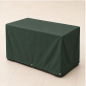 Preview: Tischhaube eckig bodenlang 180 x 90cm