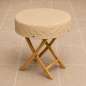 Preview: Teak Safe rund bis 130 cm Ø CREME