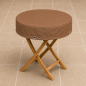 Preview: Teak Safe Tischhaube rund bis 130 cm Ø mit 15 cm Abhang