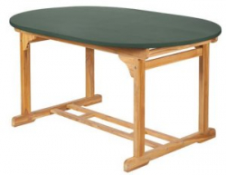 Teak Safe - Tischplattenhaube rechteckig/oval bis 240 cm Länge in vier Farben