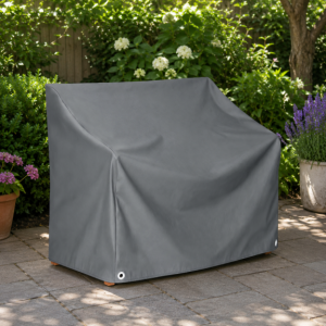 Preview: Schutzhaube für Gartenbank 154 cm lang, GRAU