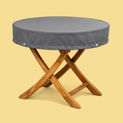 Teak Safe Tischhaube rund bis 130 cm Ø mit 15 cm Abhang