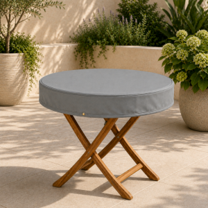 Preview: Teak Safe rund bis 130 cm Ø GRAU