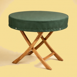 Teak Safe Tischhaube rund bis 180 cm Ø mit 15 cm Abhang in vier Farben