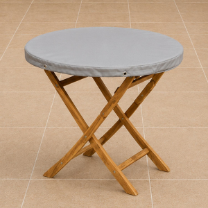 Tischplattenhaube rund bis 180 cm Ø Grau