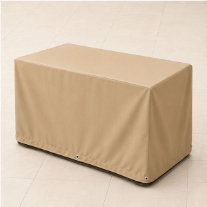 Tischhaube eckig bodenlang 180 x 90cm