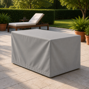 Tischhaube eckig bodenlang 180 x 90cm