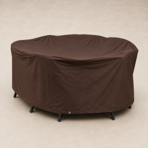 Teak Safe Braun Tischgruppenhaube oval, ca 240x180 cm, Höhe 90 cm