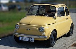 Auto-Pelerine Premium - Sonderanfertigung für Fiat Nuava 500 Bj. 1957-75