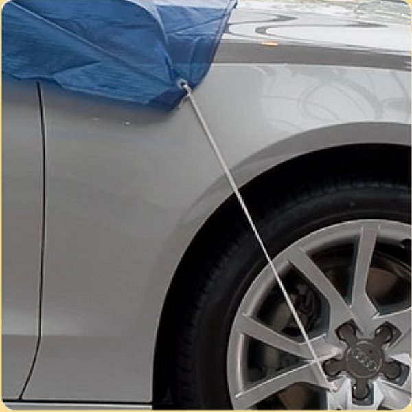 Auto Schutzgarage Nylon Halbgarage Größe XL blau passend für Opel