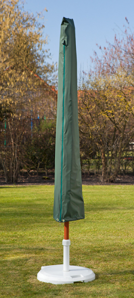 Teak Safe Sonnenschirmhaube mit Reißverschluss und Bedienstab bis Ø 400 cm in 4 Farben