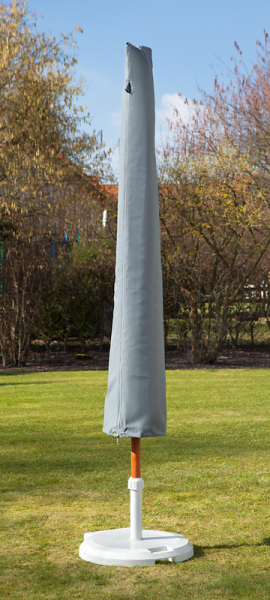 Teak Safe Sonnenschirmhaube mit Reißverschluss und Bedienstab bis Ø 400 cm in 4 Farben