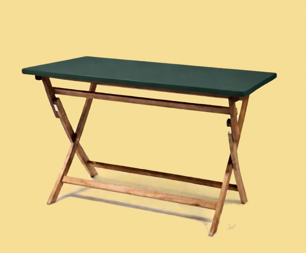 Tischplattenhaube eckig/oval bis 180 cm Länge, Grün