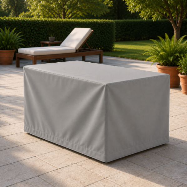 Tischhaube eckig bodenlang 180 x 90cm