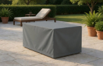 Tischhaube eckig bodenlang 180 x 90cm